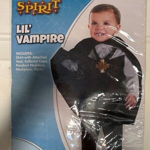 Spirit Lil' Vampire Kids Costume - Black and White